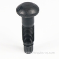 Round Head Oval Neck Bolt With Ribbed Tail